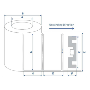 Etiqueta RFID 103x51mm