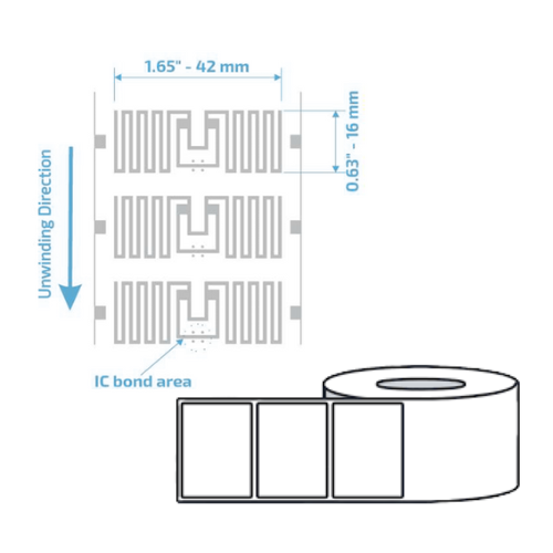 Etiqueta RFID 49x20mm